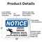 Signmission Uneven Ground Rocks Holes, 10 in W x Rectangle, Aluminum OS-2PACK-NS-A-710-L-18764 - alternate 8